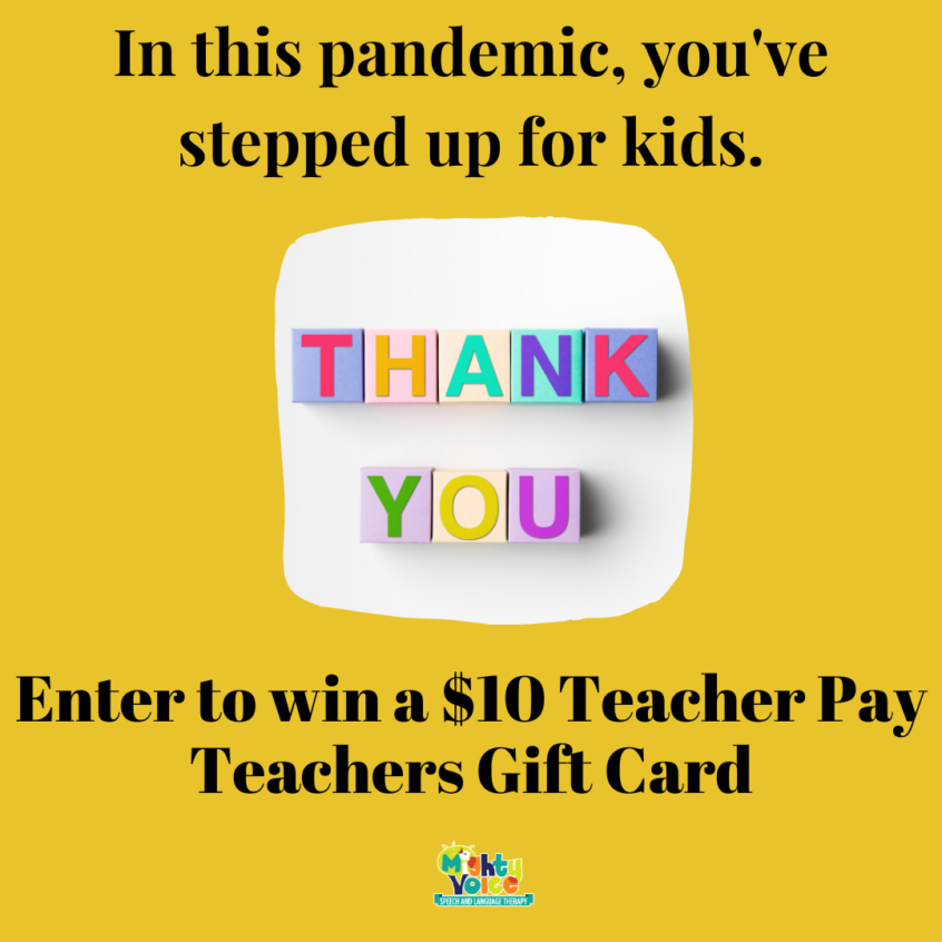 Enter to Win a 10 Teachers Pay Teachers Gift Card Mighty Voice